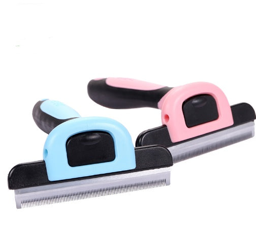 Pet Hair Removal Comb – Self Cleaning Grooming Brush for Dogs & Cats