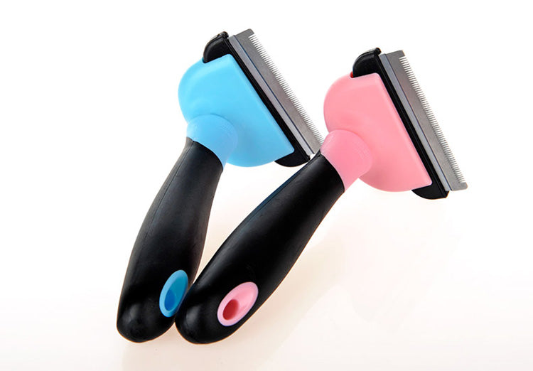 Pet Hair Removal Comb – Self Cleaning Grooming Brush for Dogs & Cats
