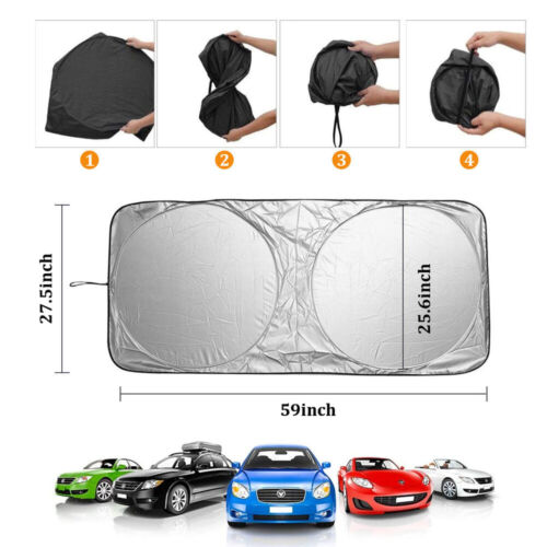 Universal Car Windshield Sunshade | Sun, Snow & Ice Protection Cover