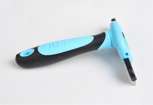Pet Hair Removal Comb – Self Cleaning Grooming Brush for Dogs & Cats