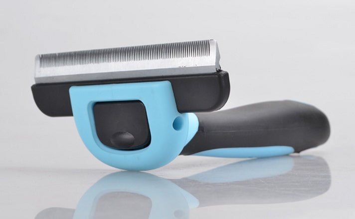 Pet Hair Removal Comb – Self Cleaning Grooming Brush for Dogs & Cats