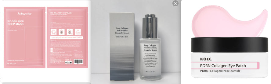Collagen Hydrogel Face Mask Set | Overnight Hydrating, Firming & Brightening