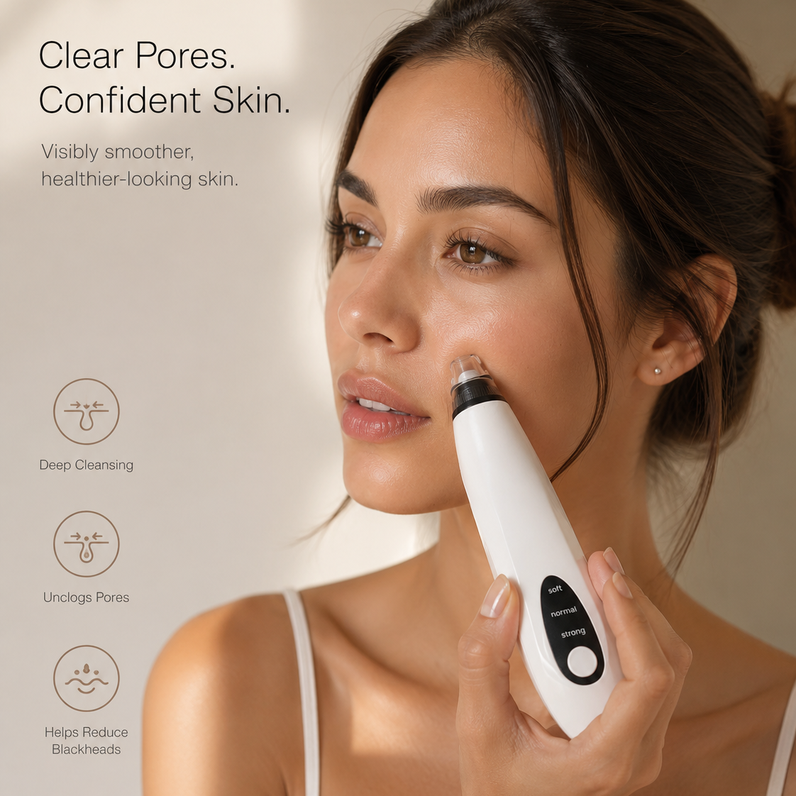 Blackhead Whitehead Remover Vacuum – Electric Pore Cleaner for Acne, Blackheads & Whiteheads