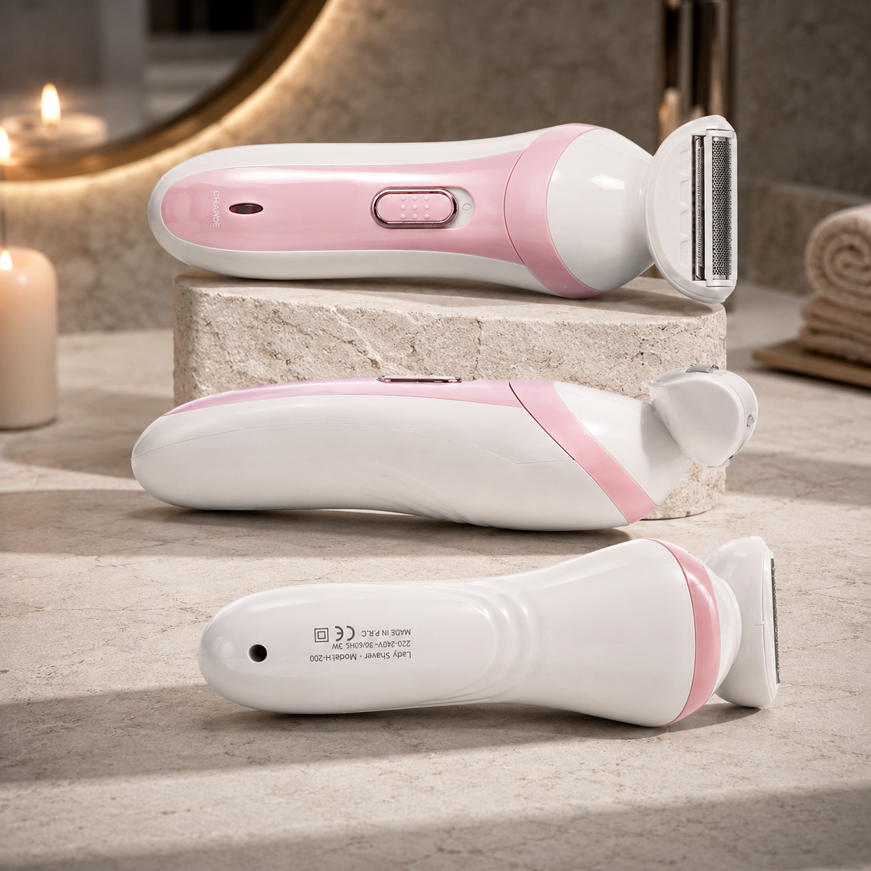 Electric Hair Remover & Trimmer Shaver Rechargeable Hair Removal Device For Women