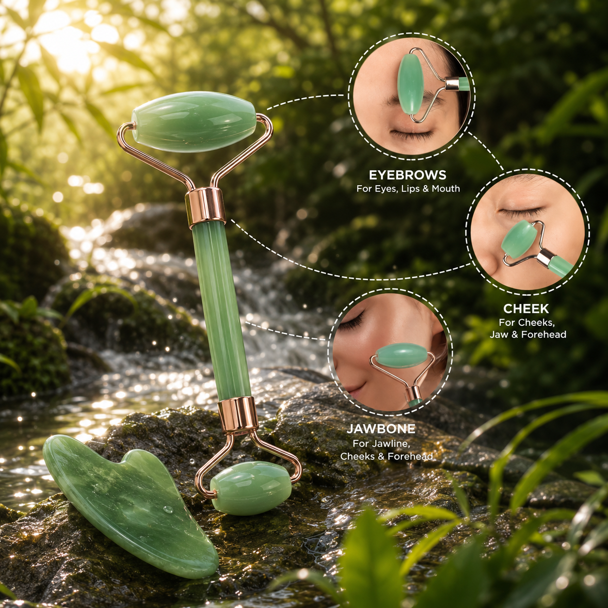 Gua Sha Stone Facial & Body Massage Tool
