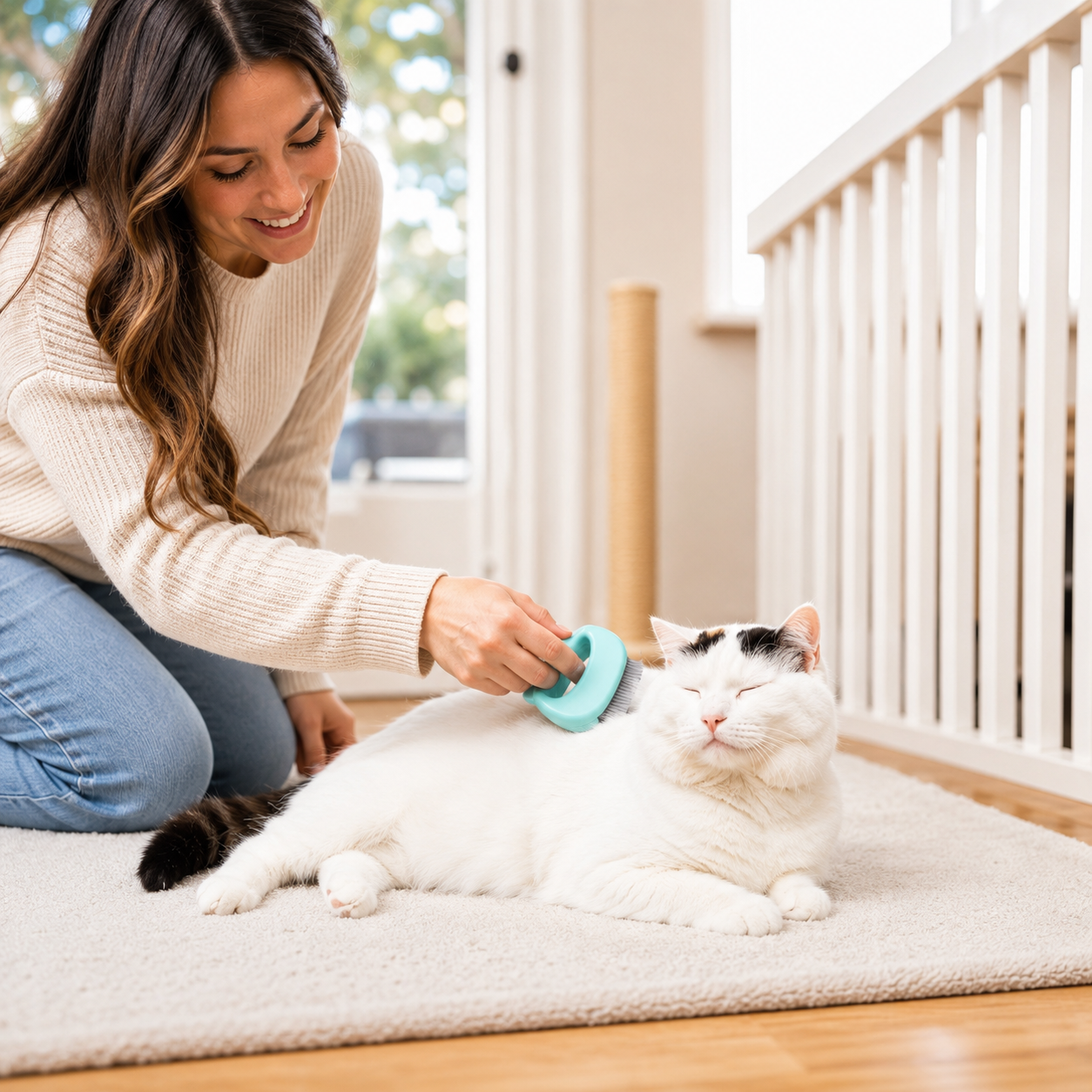 Pet Grooming Comb — 2-in-1 Deshedding Brush & Massage Comb for Cats and Dogs