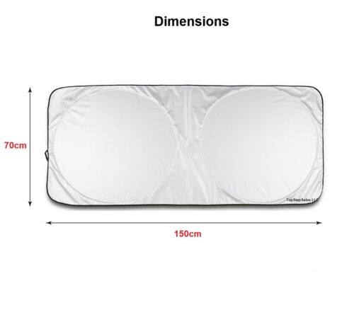Universal Car Windshield Sunshade | Sun, Snow & Ice Protection Cover