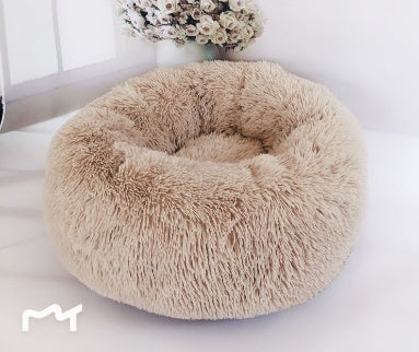 Fluffy Dog Bed — Cozy Winter Sleep for Dogs & Cats